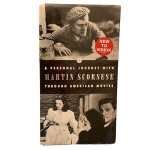 A Personal Journey W/ Martin Scorsese Thru Movies New Sealed 3 VHS Box Set 1998